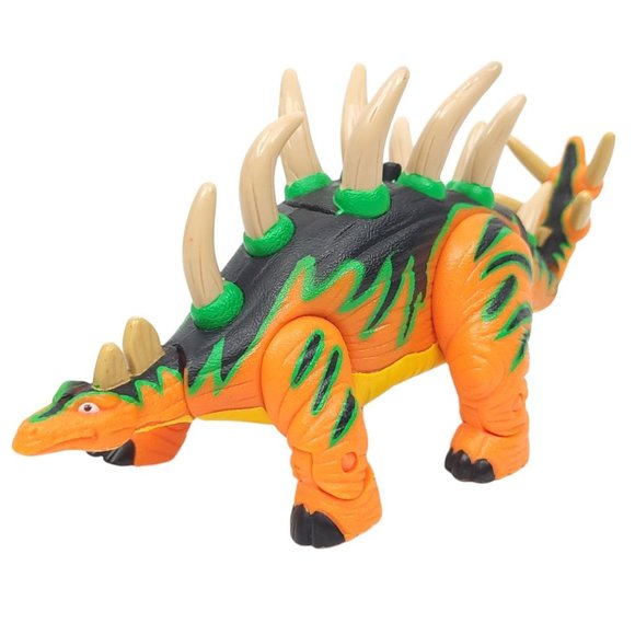 Mattel Fisher Price Other - 2005 Mattel Fisher Price Crunch the Kentrosaurus Dinosaur Imaginext Toy Orange